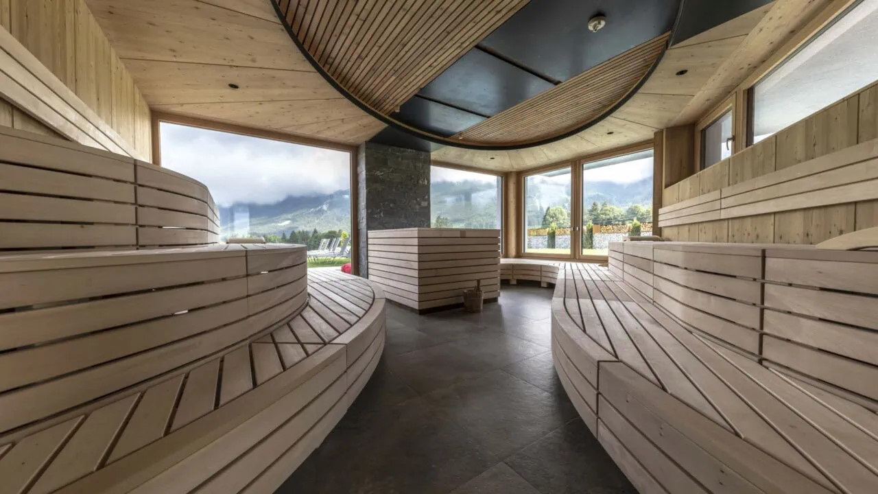 Sauna im Bio Wellness Hotel Holzleiten