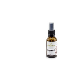 Raumspray Bergzauber in brauner Flasche
